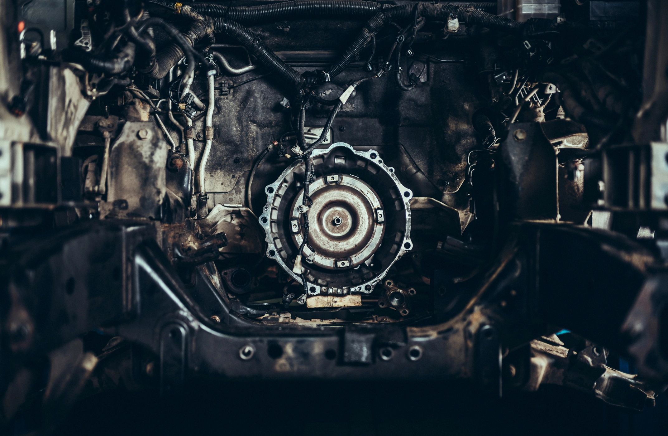 Powertrain area representing bonded mount and support part applications